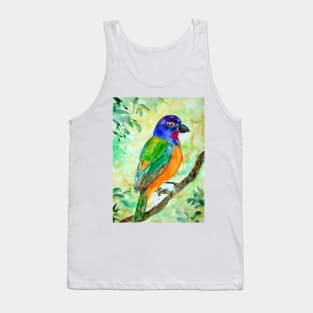 Colorful Bunting Bird Tank Top